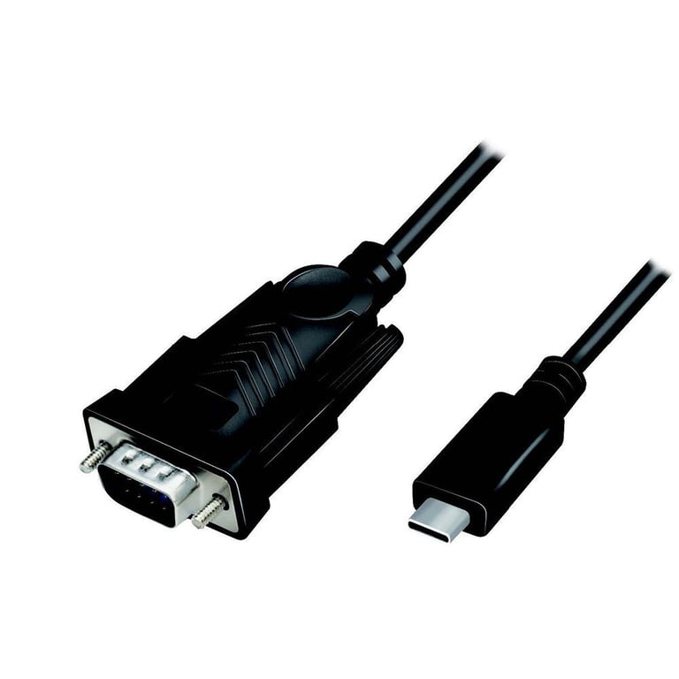 LogiLink AU0051A adapter kablowy 1,2 m USB C VGA (D-Sub) Czarny