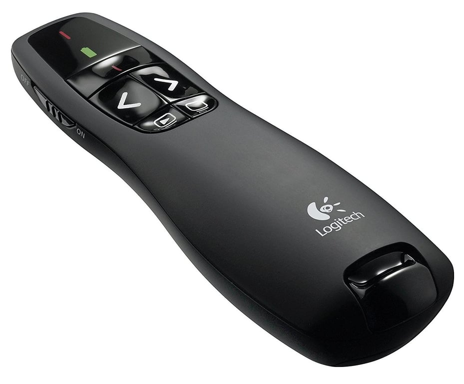 Logitech R400 pilot bezprzewodowy RF Czarny