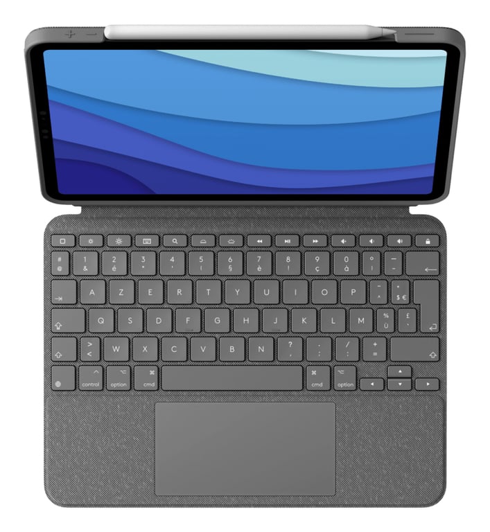 Logitech Combo Touch for iPad Pro 11-inch (1st, 2nd, and 3rd generation) Szary Smart Connector AZERTY Francuski