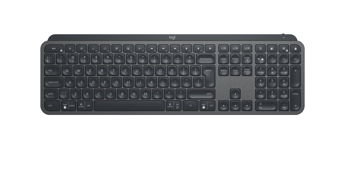 Logitech Mx Keys For Business klawiatura Bluetooth Swiss Grafitowy