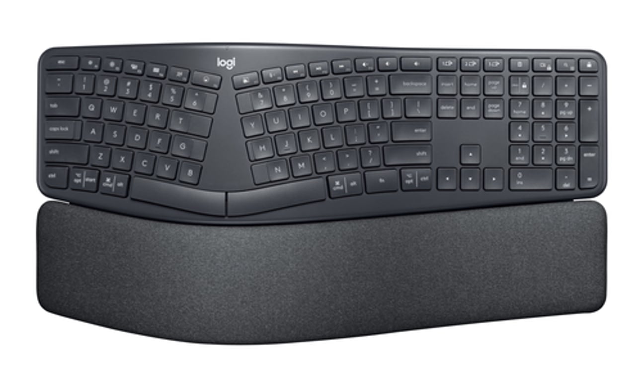 Logitech K860 for Business klawiatura Bluetooth Skandynawia Grafitowy