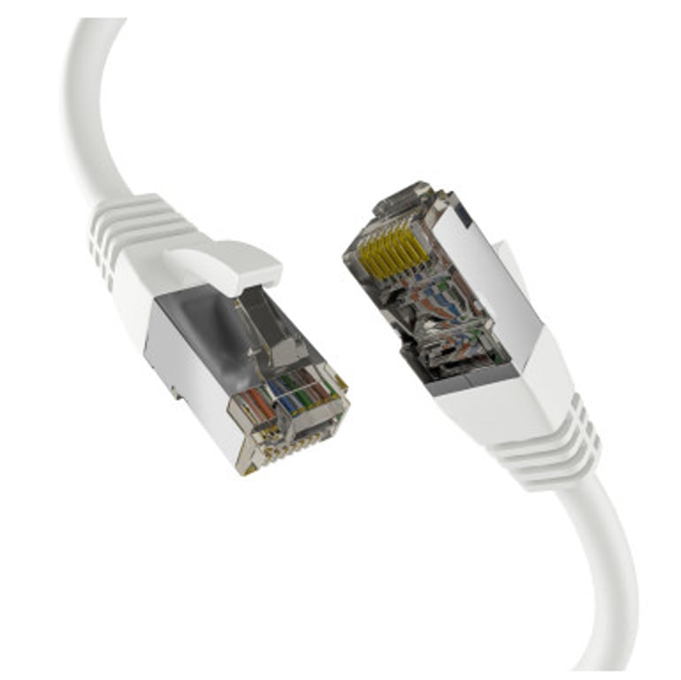 M-Cab EC020200315 kabel sieciowy Biały 3 m Cat8.1 S/FTP (S-STP)