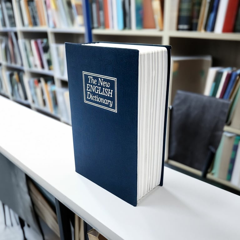 Mad Monkey Bücher Tresor Sejf bezpieczny Niebieski