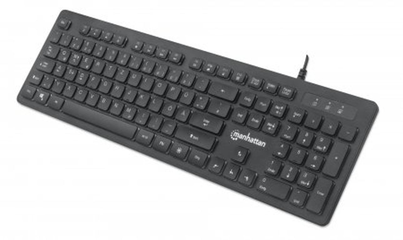 Manhattan 179485 klawiatura USB Czarny