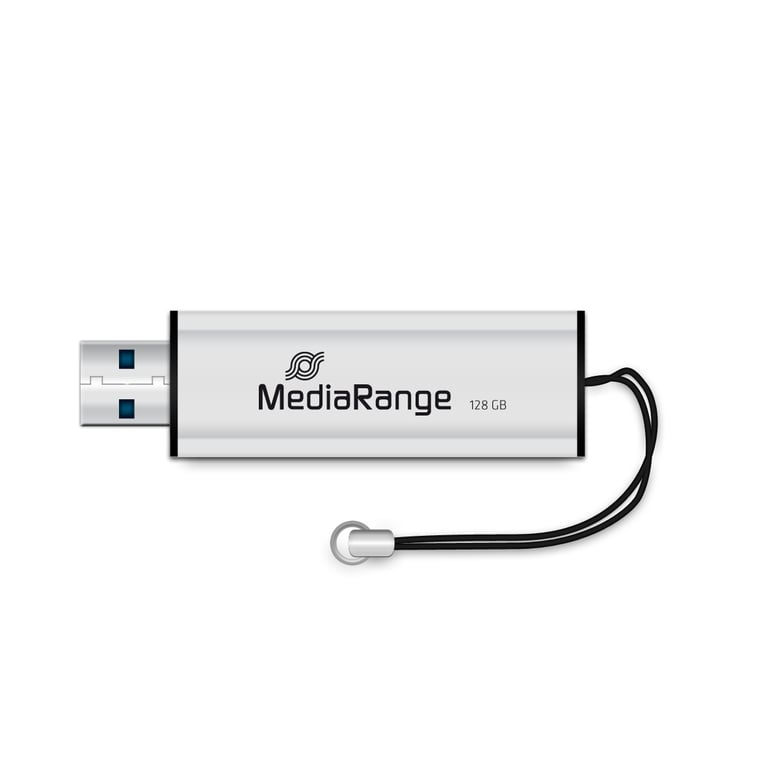 MediaRange MR918 128 GB USB Type-A / Micro-USB 3.2 Gen 1 (3.1 Gen 1) Czarny, Srebrny MR918