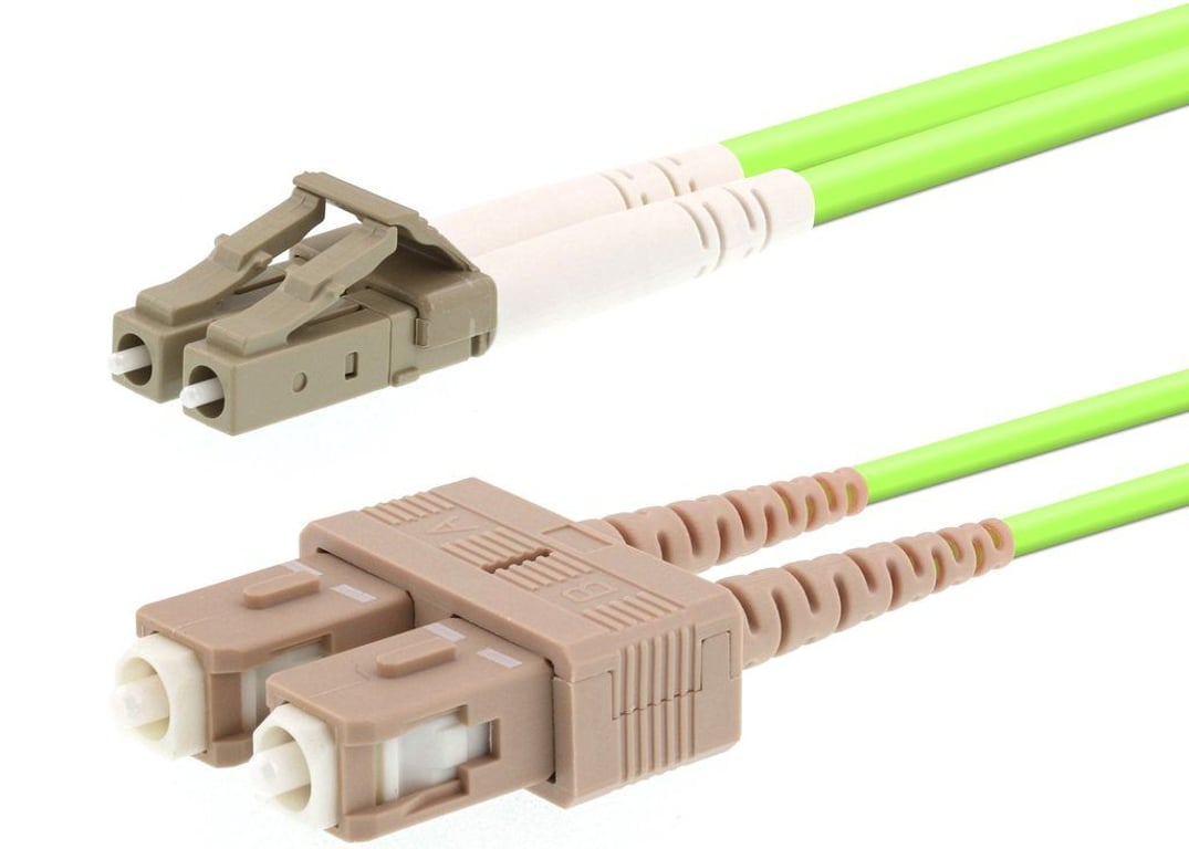 LOGON PROFESSIONAL AL5LCSC01I/5I kabel InfiniBand / światłowodowy 1 m LC SC Jasnozielony