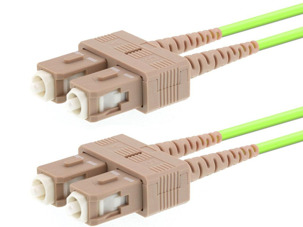 LOGON PROFESSIONAL AL5SCSC10I/5I kabel InfiniBand / światłowodowy 10 m SC Jasnozielony