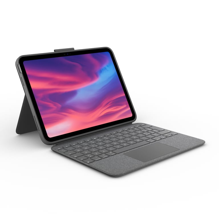 Logitech Combo Touch QWERTY Włoski Smart Connector Szary