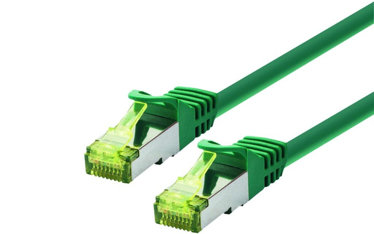 LOGON TCR6ASS070G kabel sieciowy Zielony 7 m Cat6a S/FTP (S-STP)