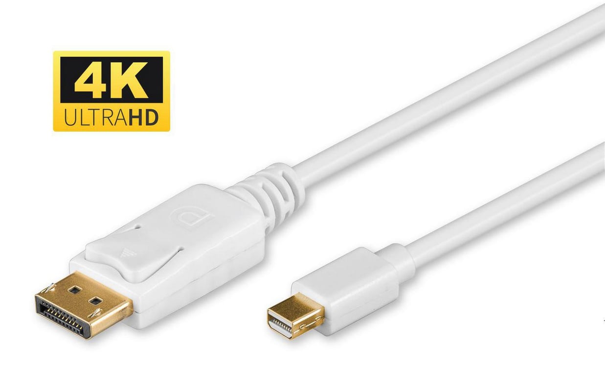 Microconnect DP-MMG-180M kabel DisplayPort 2 m Mini DisplayPort Biały