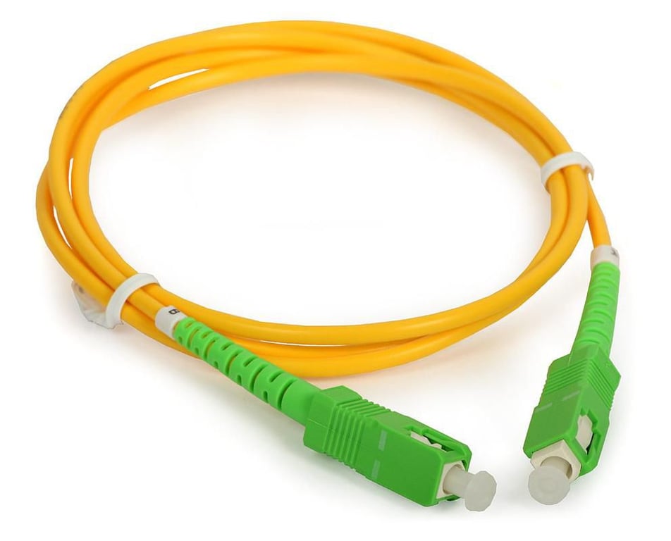Microconnect FIB884001 kabel InfiniBand / światłowodowy 1 m SC Żółty