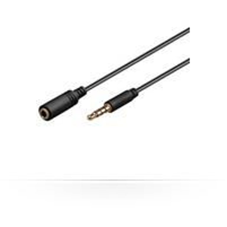 Microconnect 3.5mm - 3.5mm, 3.0m kabel audio 3 m Czarny