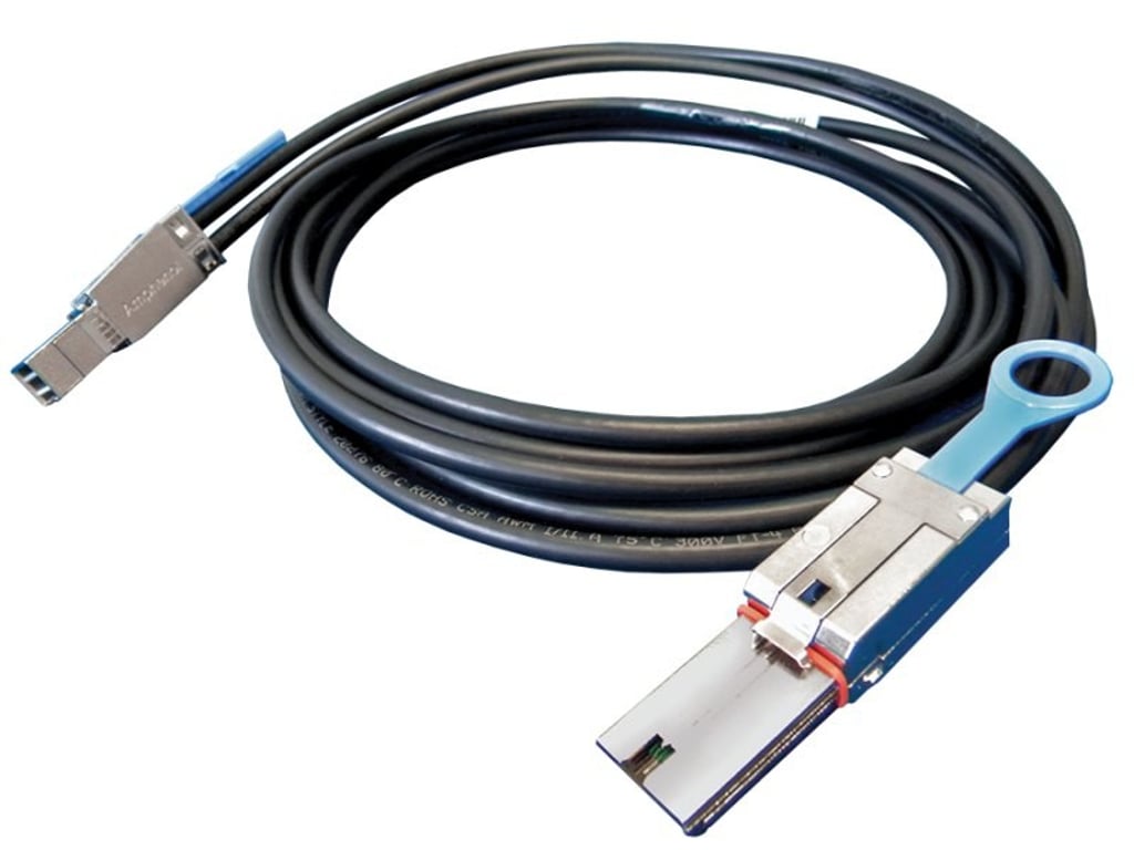 Microchip Technology 2280300-R kabel SAS 2 m 6 Gbit/s Czarny
