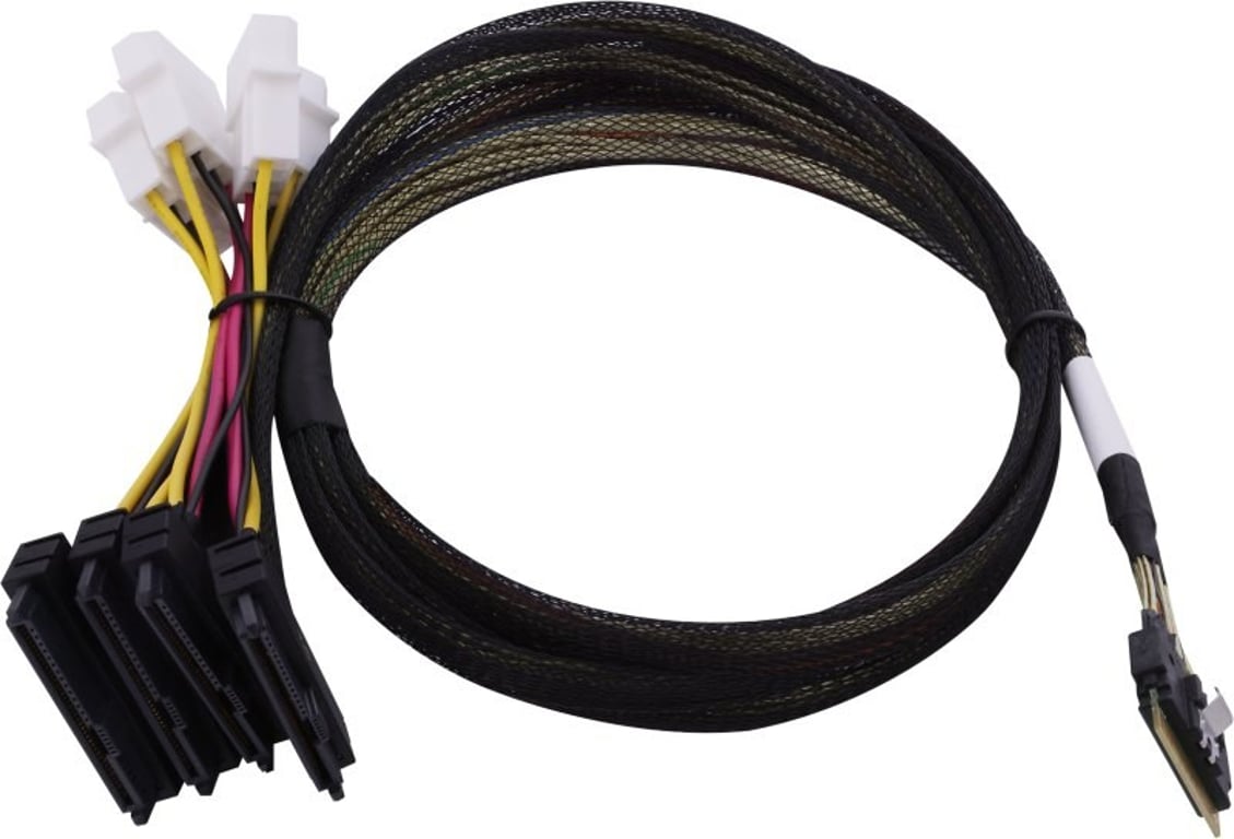 Microchip Technology 2305300-R kabel SAS 0,8 m Czarny, Wielobarwny