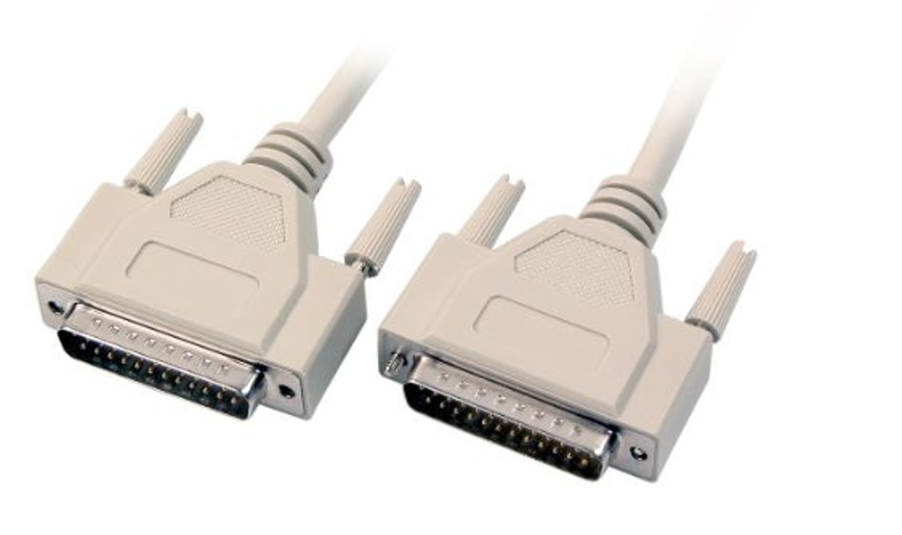 Microconnect PRIGG10 kabel równoległy Beżowy 10 m DB25