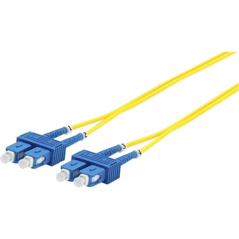 Microconnect FIB221090 kabel InfiniBand / światłowodowy 90 m SC Żółty