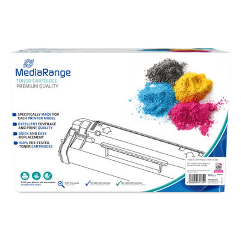 MediaRange MRHPTCE403A kaseta z tonerem 1 szt. Zamiennik Purpurowy