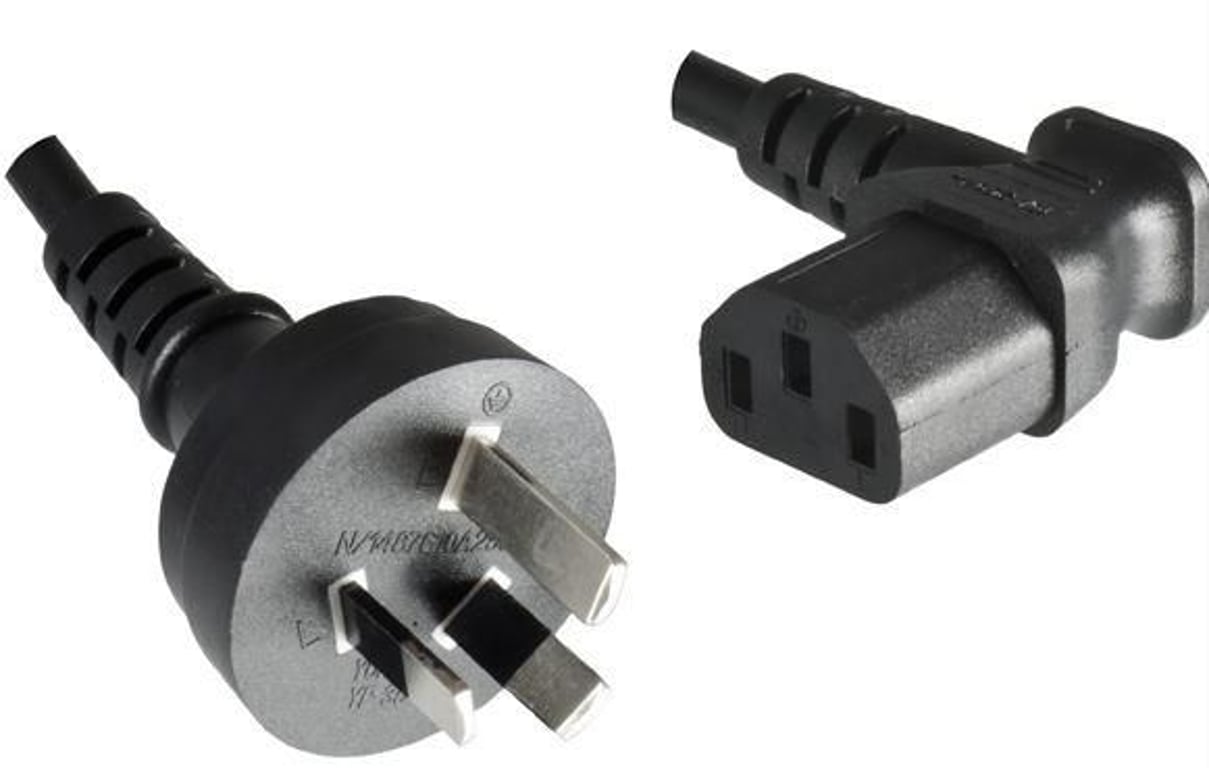 Microconnect PE010418AUSTRALIA-A kabel zasilające Czarny 1,8 m Wtyczka zasilająca typu I C13 panel