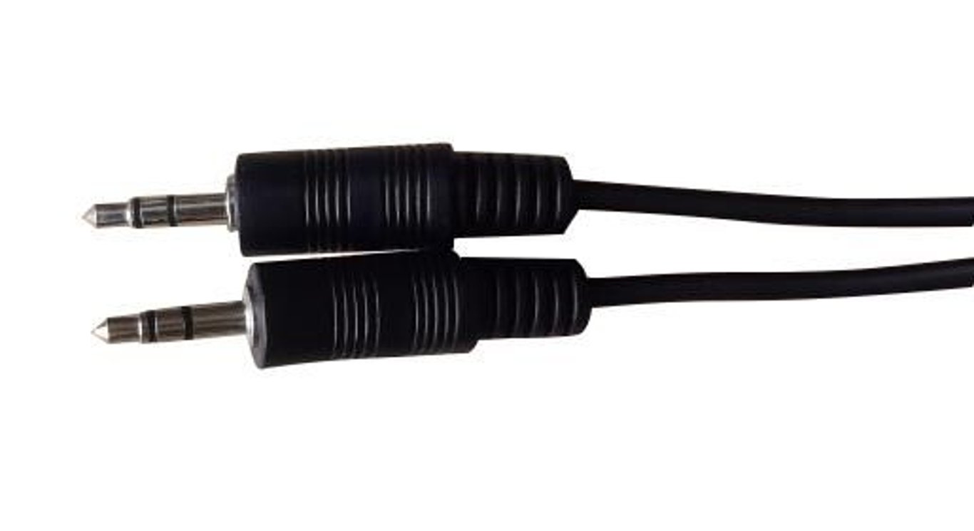 Microconnect AUDLL1.5 kabel audio 1,5 m 3.5mm Czarny