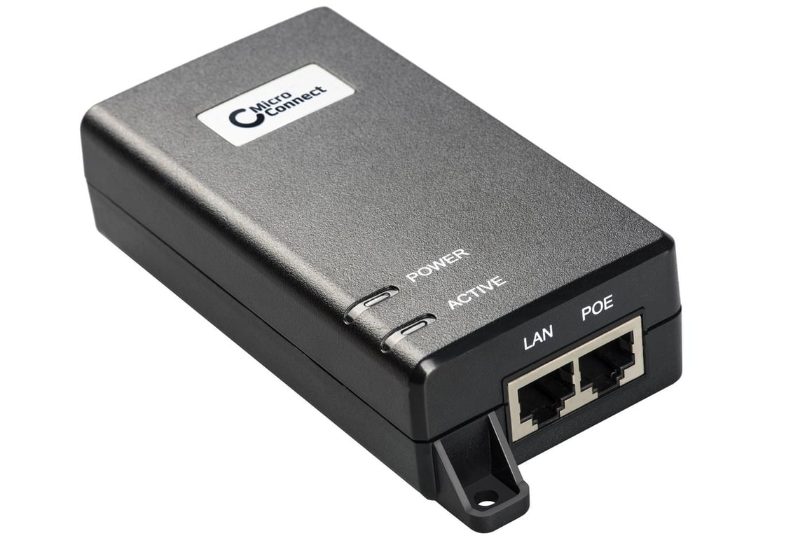 Microconnect POEINJ-30W-UK adapter PoE 10 Gigabit Ethernet 48 V