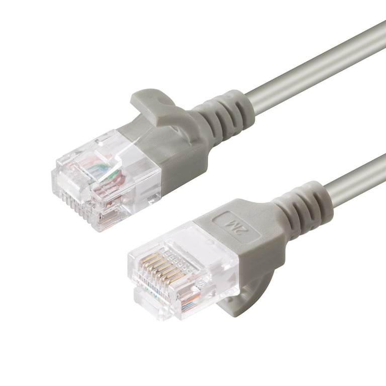 Microconnect V-UTP6A05-SLIM kabel sieciowy Szary 5 m Cat6a U/UTP (UTP)