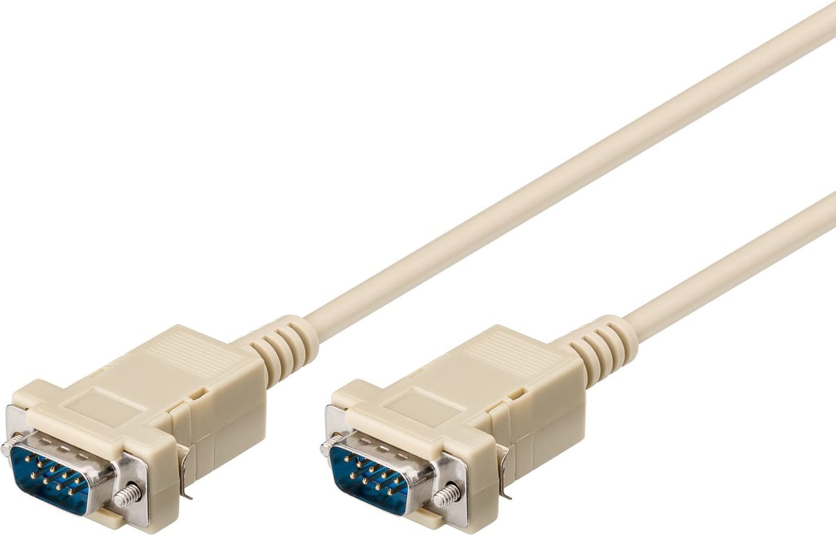 Microconnect SCSEHH10 kabel równoległy Beżowy 10 m DB-9
