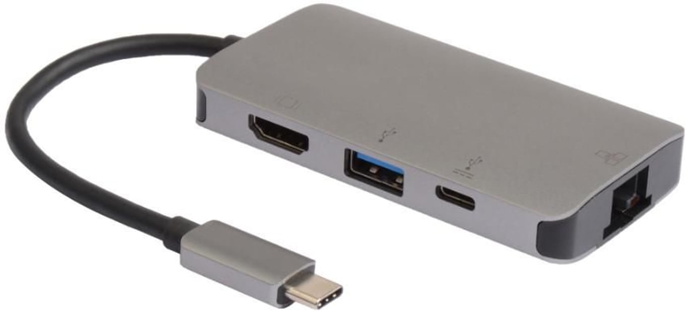 Microconnect USB3.1CCOM16 stacja dokująca Przewodowa USB 3.2 Gen 1 (3.1 Gen 1) Type-C Szary
