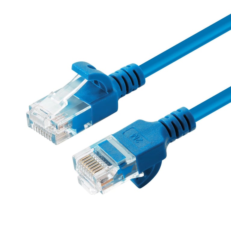 Microconnect W125628008 kabel sieciowy Niebieski 3 m Cat6a U/UTP (UTP)