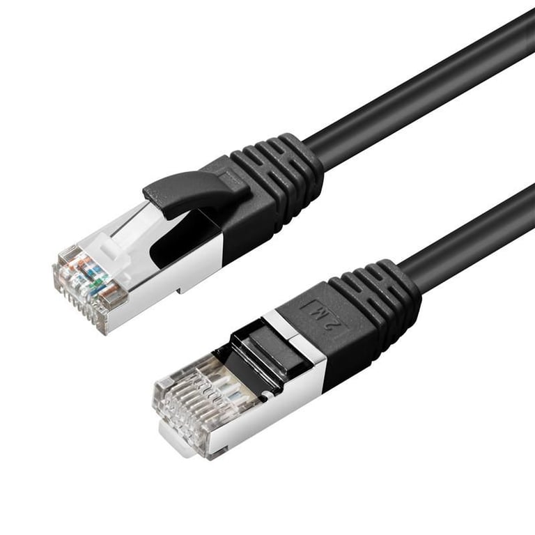 Microconnect MC-SFTP6A01S kabel sieciowy Czarny 1 m Cat6a S/FTP (S-STP)