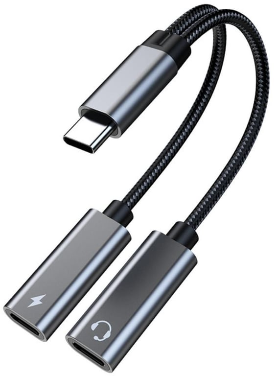 Microconnect MC-USBC-CFCF kabel USB 0,13 m USB 2.0 Srebrny