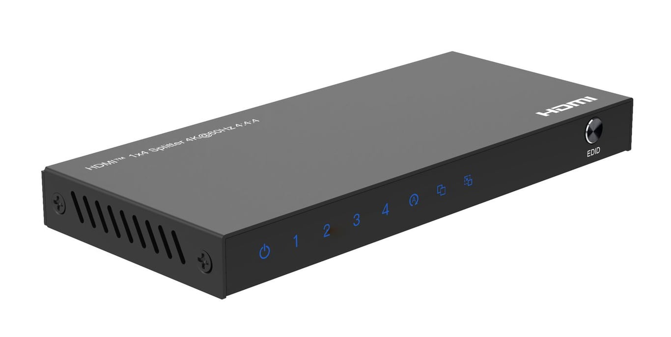 Microconnect MC-HDMISPLITTER0104-4K rozgałęziacz telewizyjny HDMI