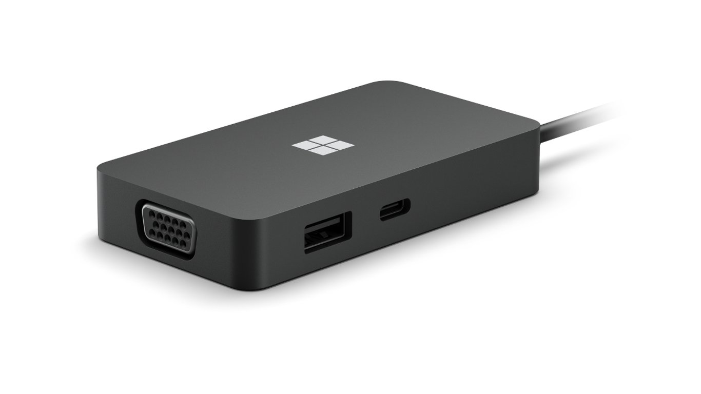 Microsoft SWV-00004 stacja dokująca USB 3.2 Gen 2 (3.1 Gen 2) Type-C Czarny