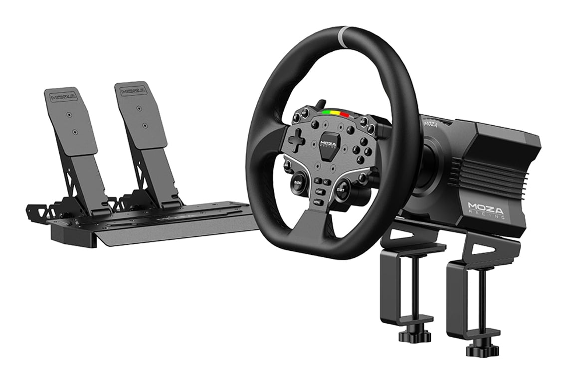 Moza Racing RS20 kontroler gier Czarny Kierownica + pedały PC