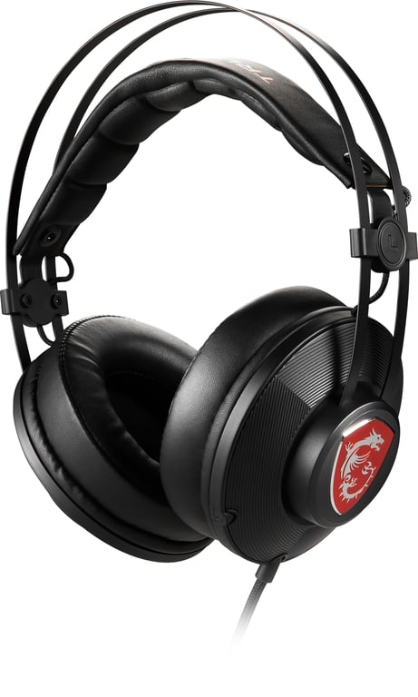 MSI H991 Zestaw słuchawkowy Przewodowa Opaska na głowę Gaming Czarny
