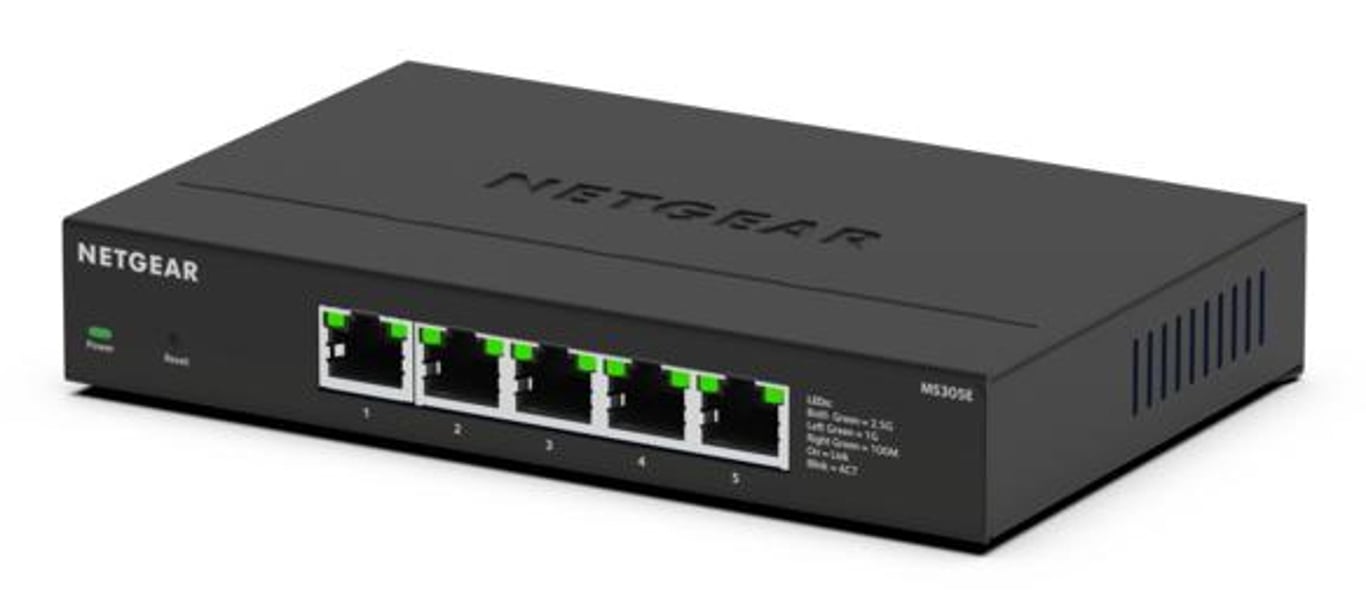 NETGEAR MS305E Nie zarządzany 2.5G Ethernet (100/1000/2500) Czarny