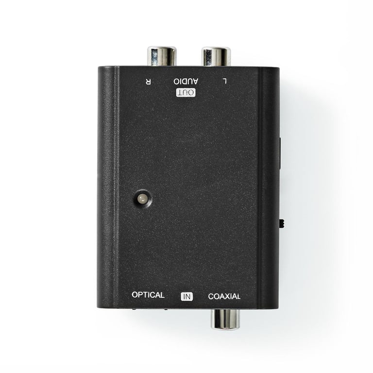 Nedis ACON2509BK konwerter plików audio Czarny