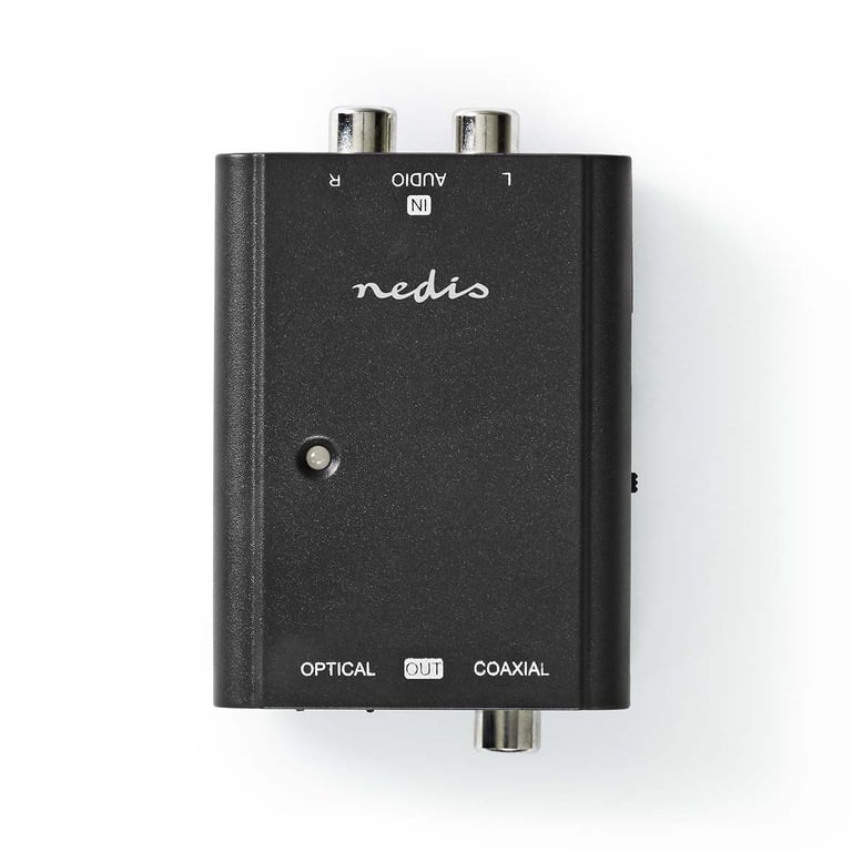 Nedis ACON2508BK konwerter plików audio Czarny