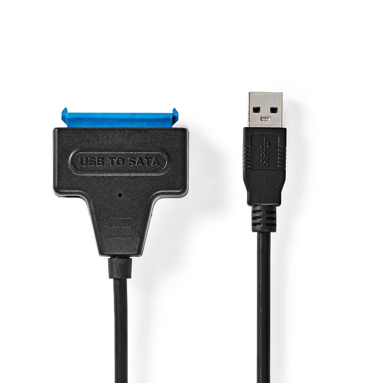 Nedis CCGB75100BK05 zmieniacz płci / kabli USB-A SATA 22-Pin Czarny