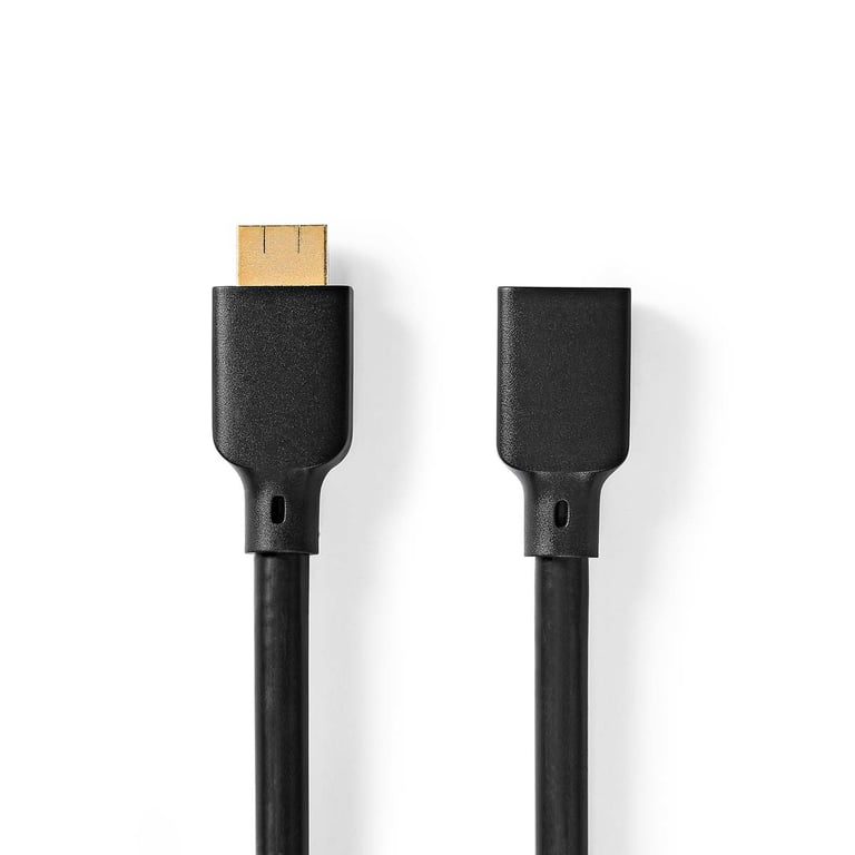 Nedis CVGP35090BK20 kabel HDMI 2 m HDMI Typu A (Standard) Czarny