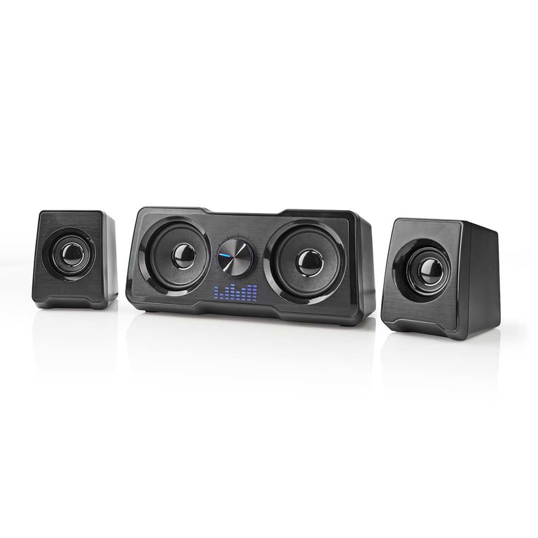 Nedis Gaming Speaker głośnik 2-drożny Czarny Przewodowa 16 W