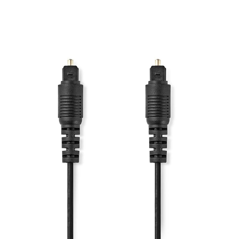 Nedis CAGL25000BK100 kabel audio 10 m Toslink Czarny