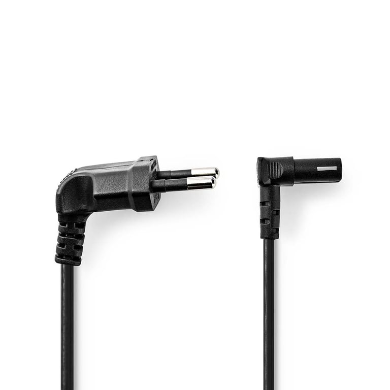 Nedis CEGL11075BK20 kabel zasilające Czarny 2 m Wtyczka zasilająca typu C C1 panel