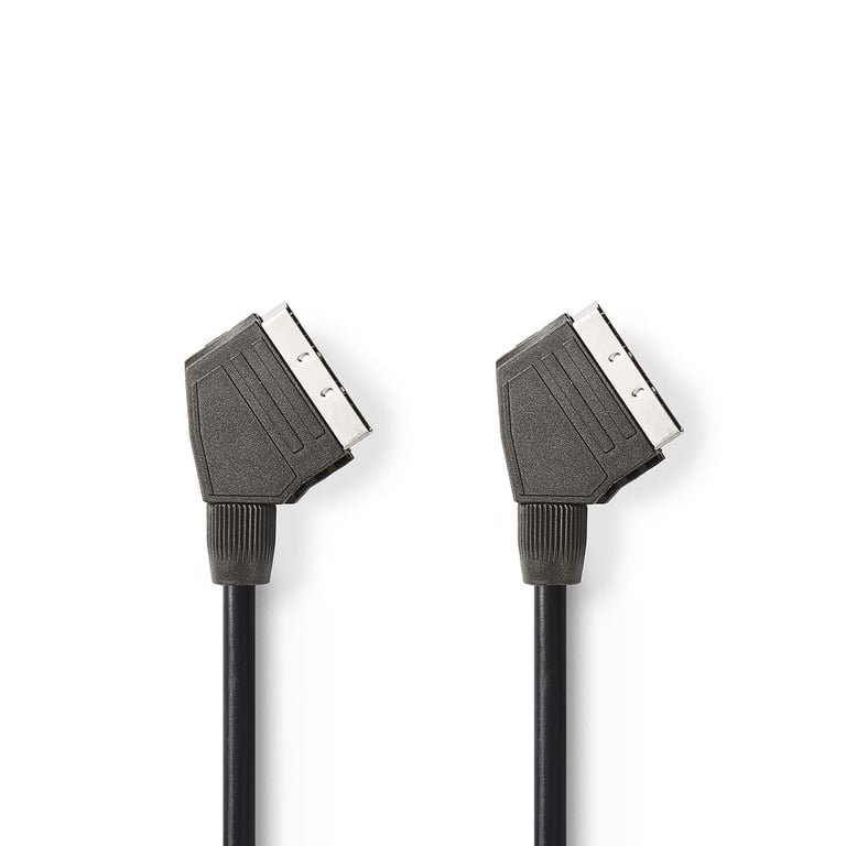 Nedis CVGL31001BK15 kabel SCART 1,5 m SCART (10-pin) Czarny