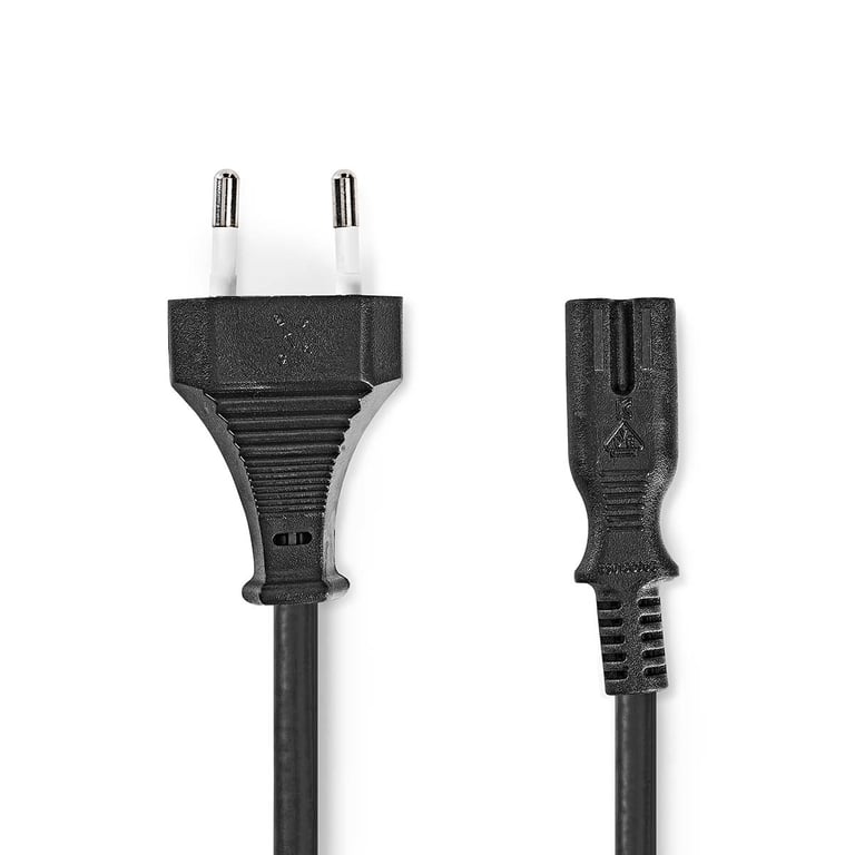 Nedis CEGL11042BK20 kabel zasilające Czarny 2 m Wtyczka zasilająca typu C IEC 320