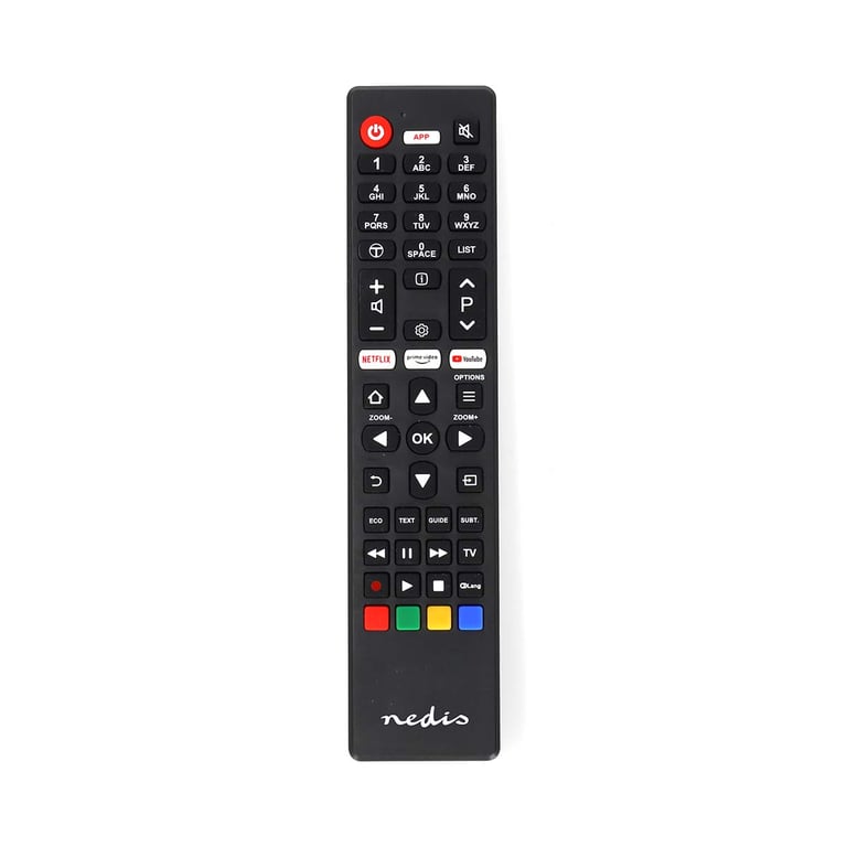 Nedis TVRC45TCBK pilot Podczerwień TV Naciśnij przyciski