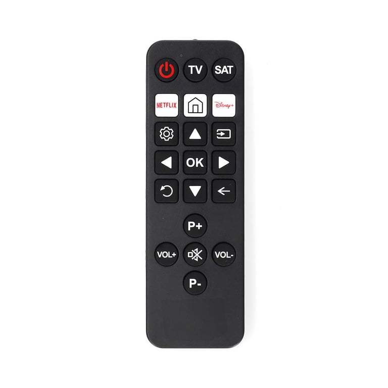 Nedis TVRC23SNBK pilot Podczerwień TV Naciśnij przyciski