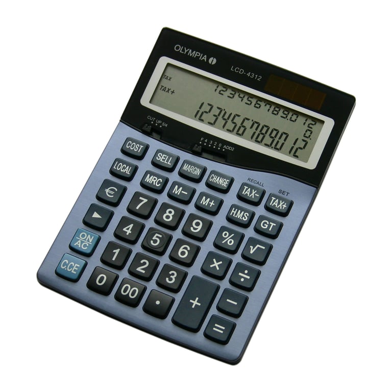 Olympia LCD 4312 kalkulator Komputer stacjonarny Podstawowy kalkulator
