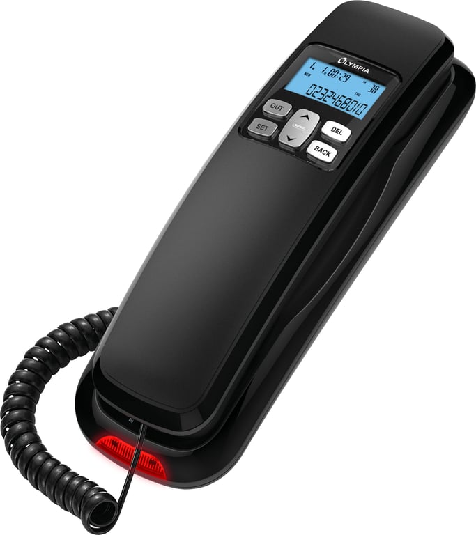 Olympia 4510 Telefon analogowy Czarny, Czerwony
