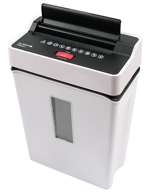 Olympia PS 54 CC niszczarka Rozdrabnianie krzyżowe 75 dB 22 cm Biały