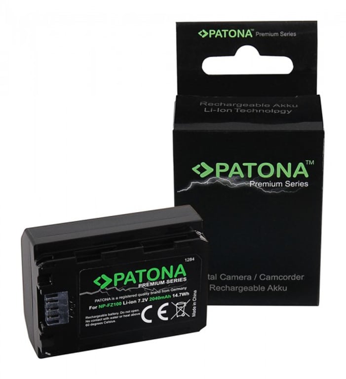 PATONA 1284 bateria do aparatu/kamery Litowo-jonowa (Li-Ion) 2040 mAh